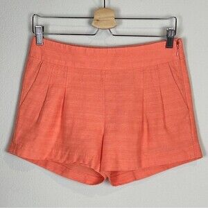 J. Crew Factory Linen Blend Melon Shorts 2